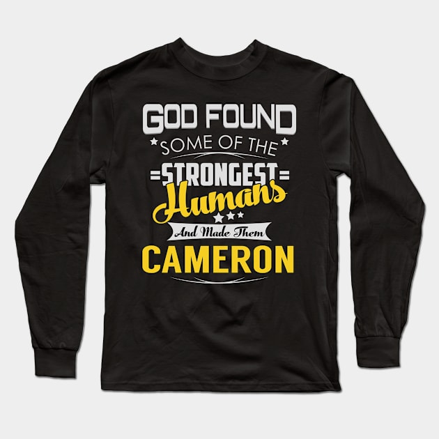 CAMERON Long Sleeve T-Shirt by Lotusg